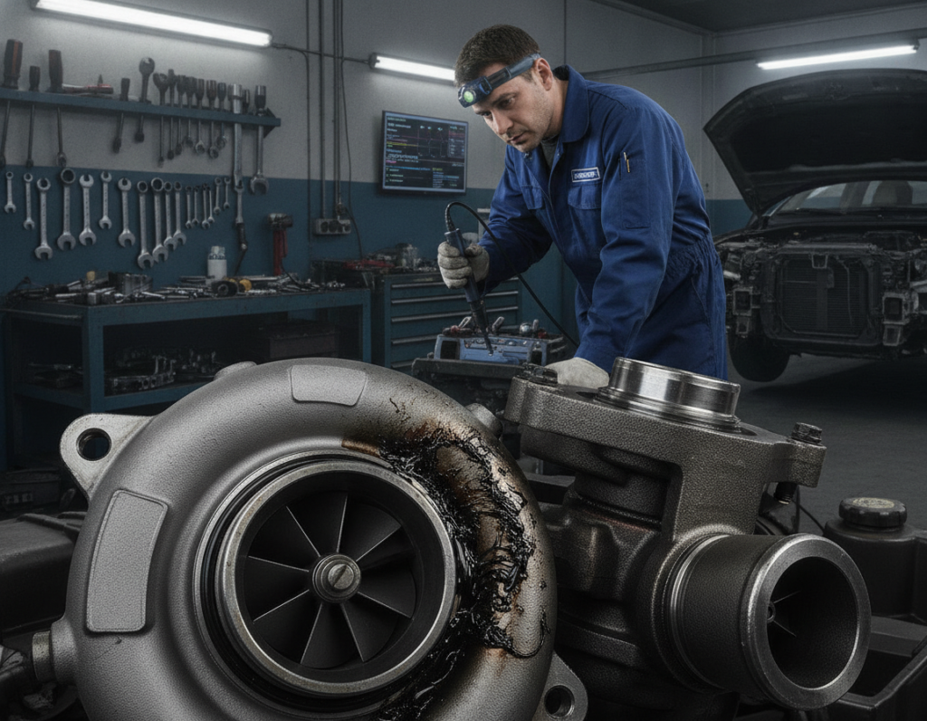 objawy uszkodzonej turbosprężarki