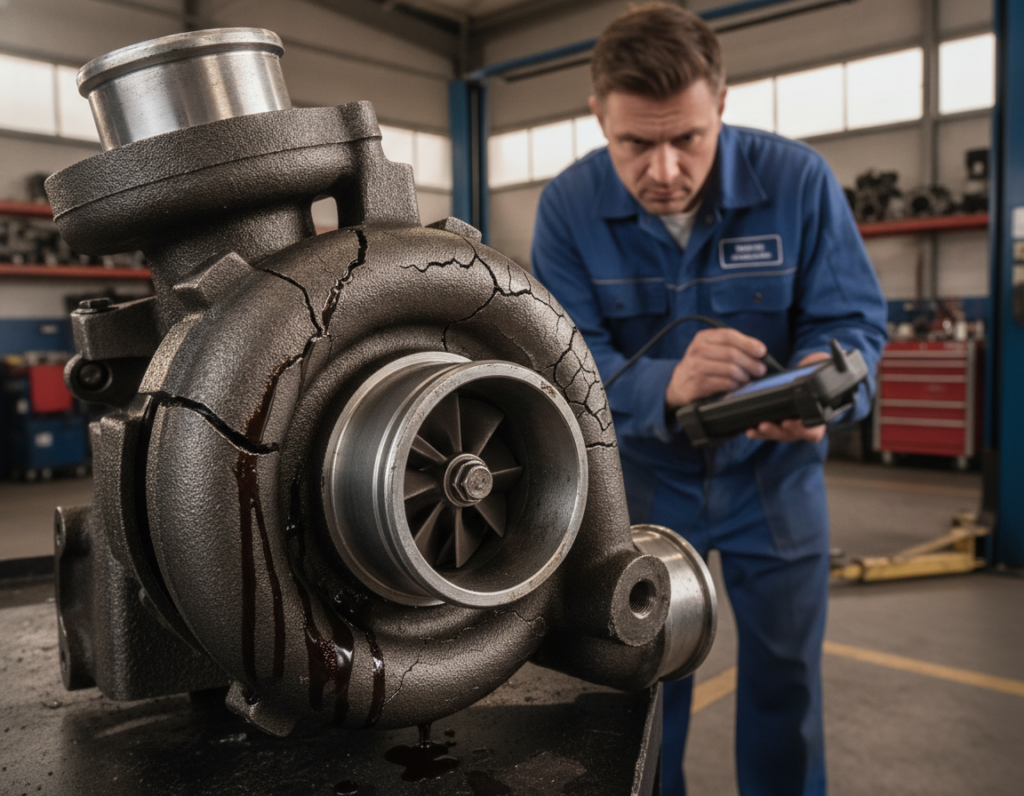 objawy uszkodzonej turbosprężarki