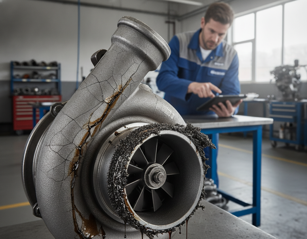 objawy uszkodzonej turbosprężarki