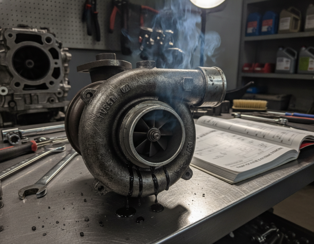 objawy uszkodzonej turbosprężarki