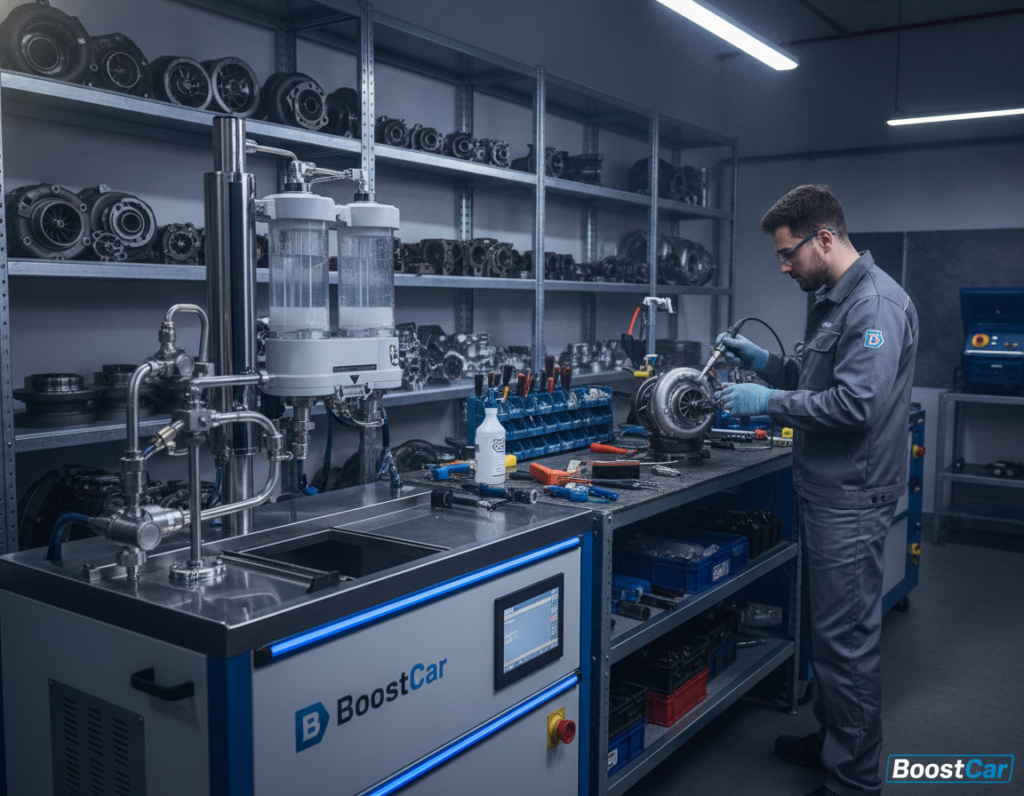 urządzenia do czyszczenia turbosprężarki
